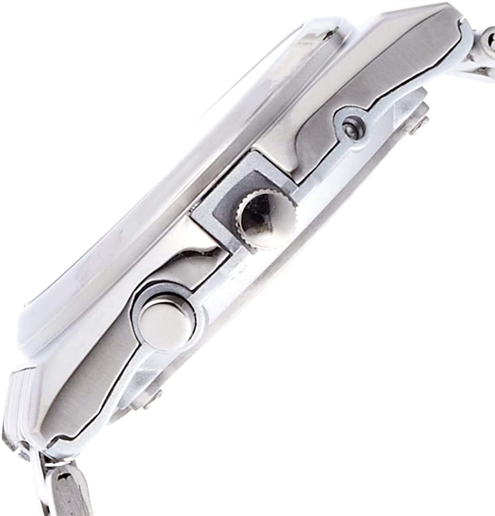 Citizen Q&Q Analog Watch Solar-Powered Metal Band HG08-204 Men's White