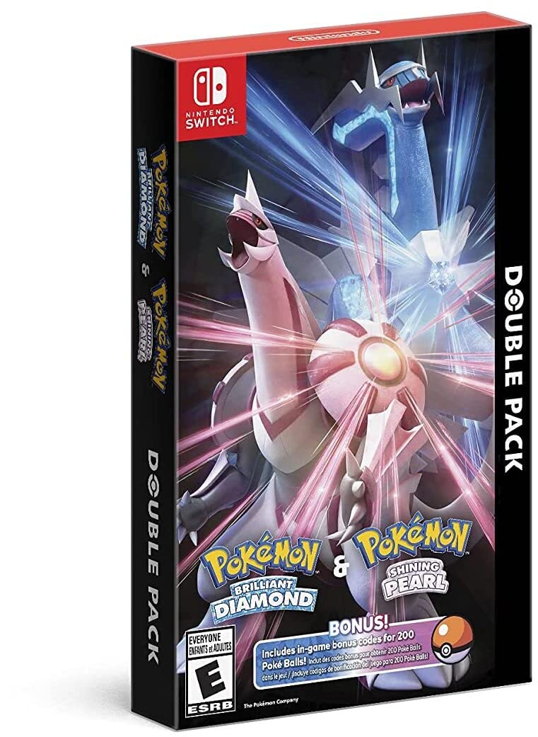 Pokemon Brilliant Diamond & Pokemon Shining Pearl Double Pack – Switch