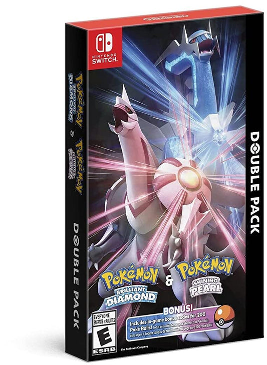 Pokemon Brilliant Diamond & Pokemon Shining Pearl Double Pack – Switch