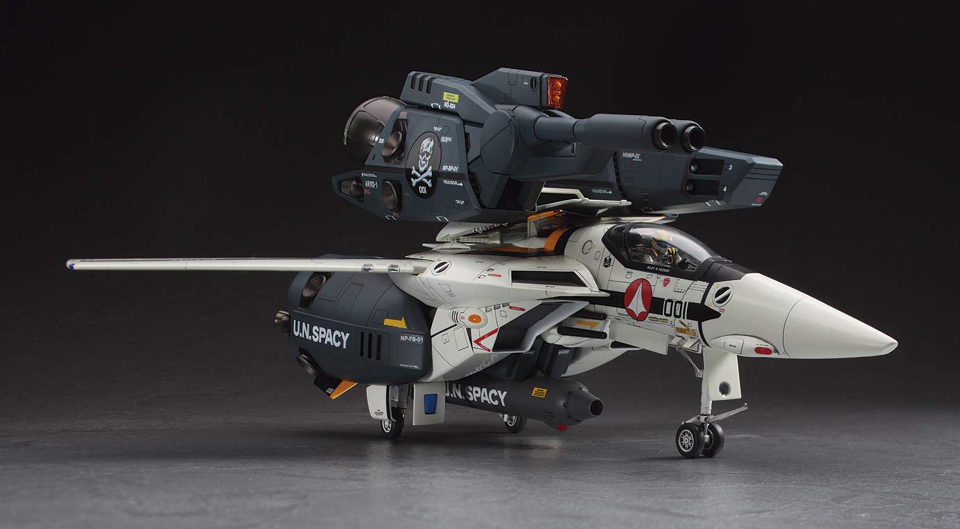 Hasegawa 1/48 Macross VF-1S/A STRIKE/SUPER VALKYRIE Skull Squadron Model Kit NEW