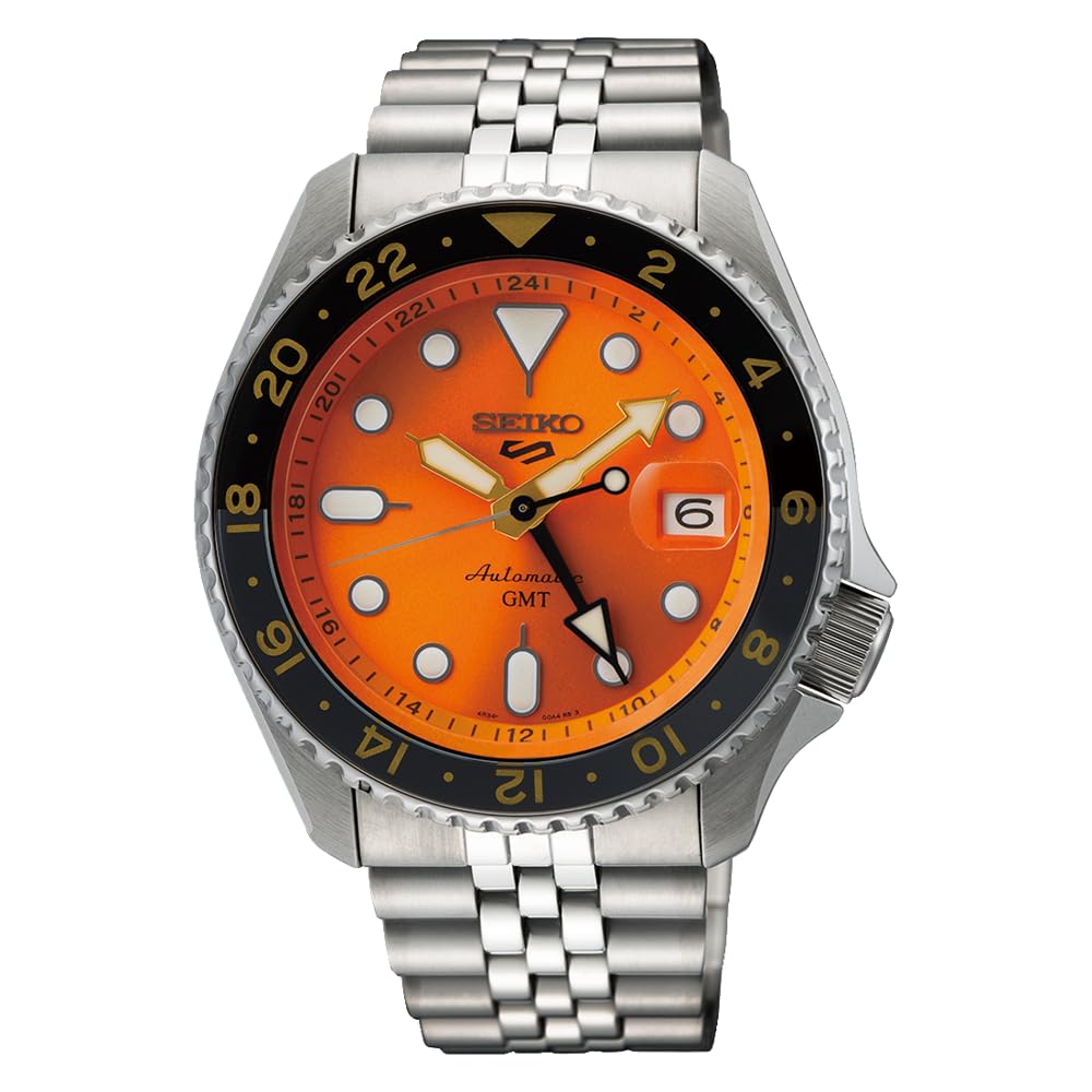SEIKO Men's Watch SSK005KC 5 Sports SKX Sports Style GMT Mechanical Automatic
