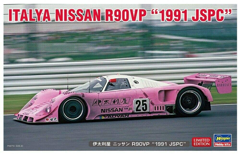 1/24 the Italian Nissan R90VP 1991 JSPC plastic model 20462 F/S Hasegawa