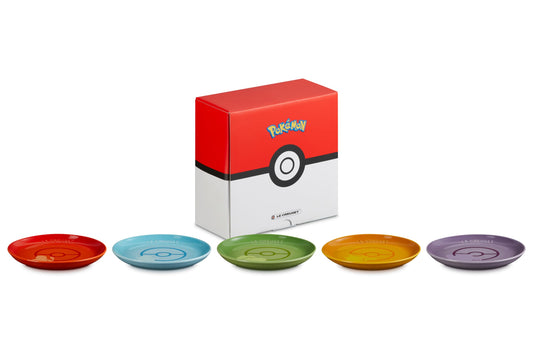 Pokémon Collection 2024 Pokemon Sphere Plate Dish 17cm Set of 5 Le Creuset