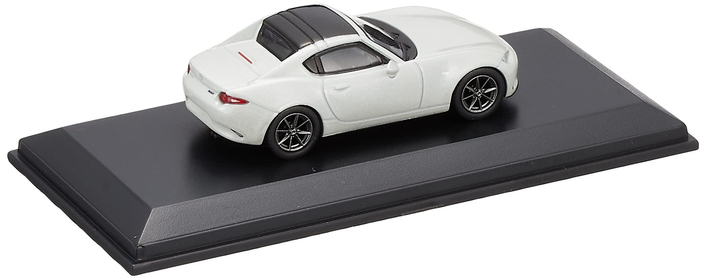 Kyosho KS07068A5 1/64 Mazda MX-5 Miata ND ROADSTER RF Silver Plastic Model Car