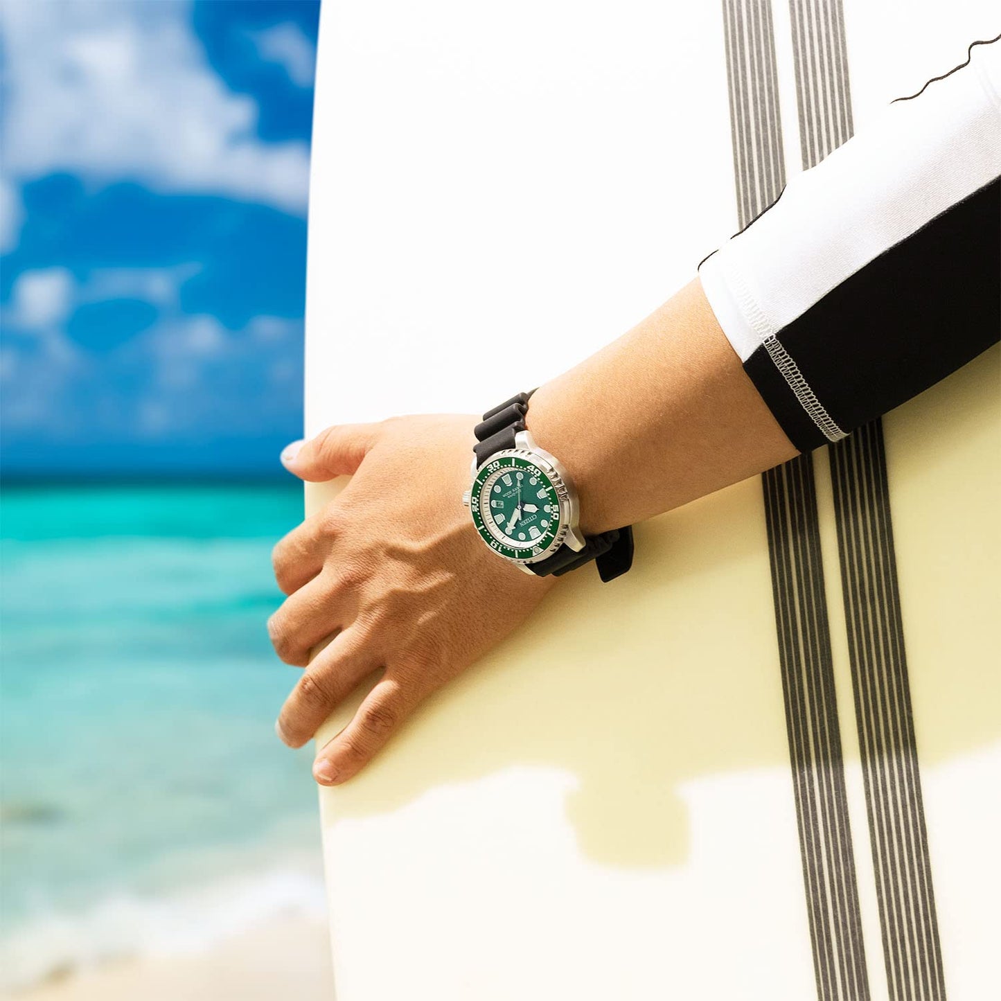 Citizen Promaster Eco-Drive MARINE 200m Diving Watch BN0156-13W Men's Black