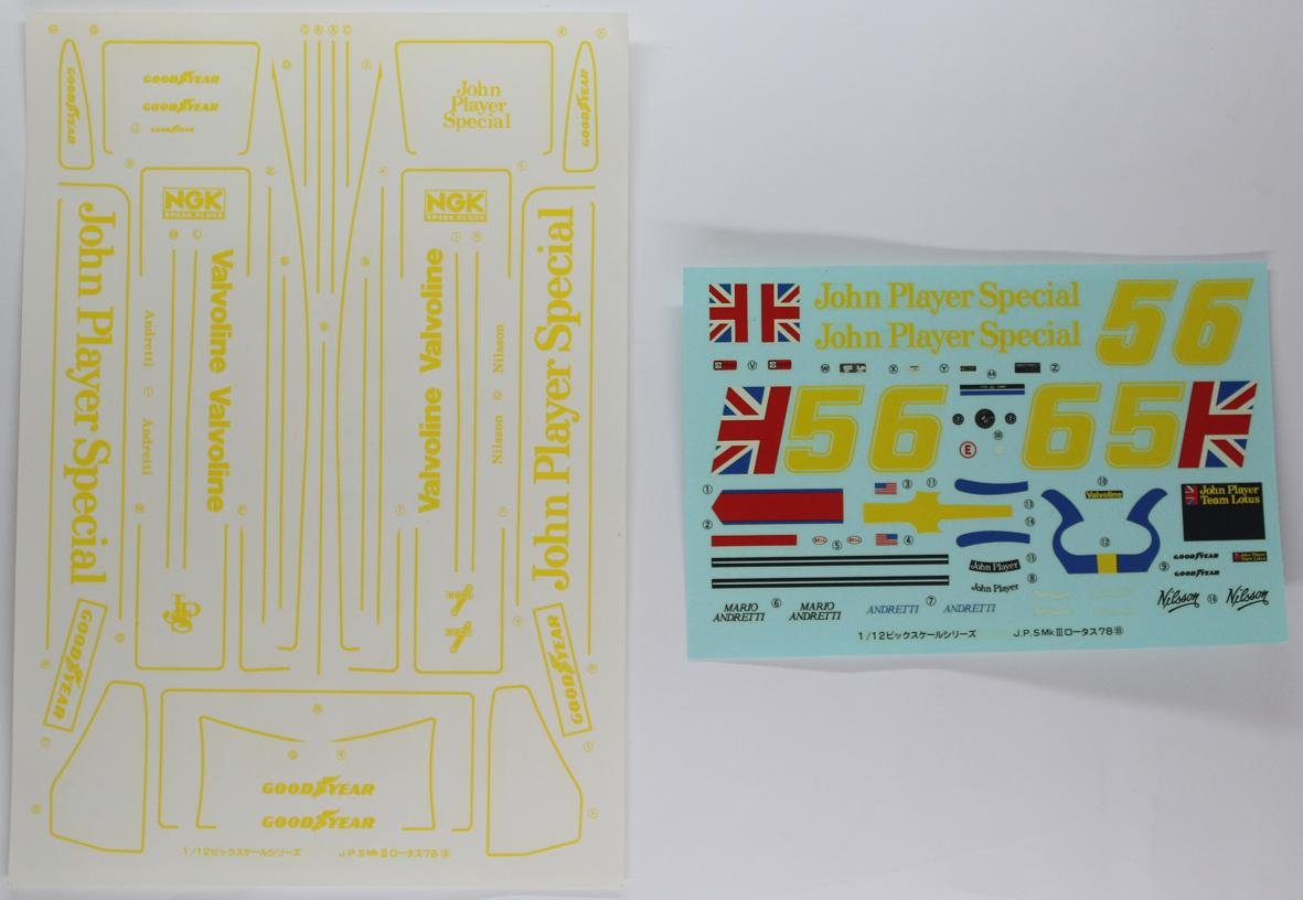 Tamiya 1/12 J.P.S Mk.III Lotus 78 (1/12 Big Scale Car: 12022)