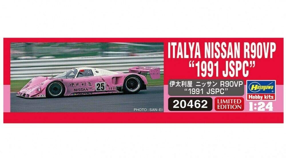 1/24 the Italian Nissan R90VP 1991 JSPC plastic model 20462 F/S Hasegawa