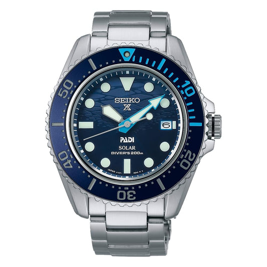 SEIKO Men's Watch SBDJ057 Prospex Diver Scuba Padi Special Edition Blue