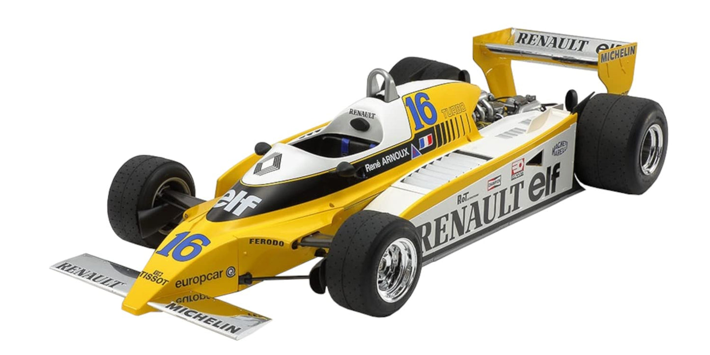 Tamiya 1/12 Big Scale Series No.33 Renault RE-20 Turbo with Etched Parts Model