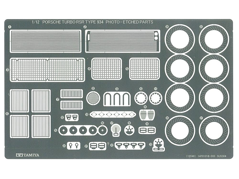 TAMIYA 1/12 Big Scale Series No.56 Porsche 934 Vaillant (with Etched Parts)