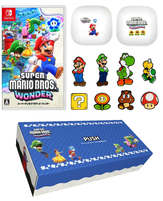 Super Mario Bros. Wonder - Switch + Mario Pins Set of 8
