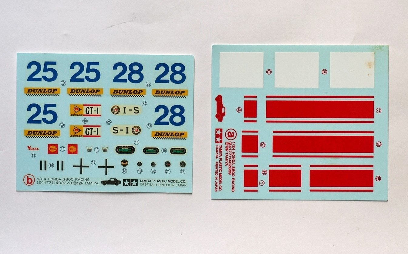 Tamiya 1/24 Sports Car Series Honda S800 Racing (1/24 Sports Car: 24177)