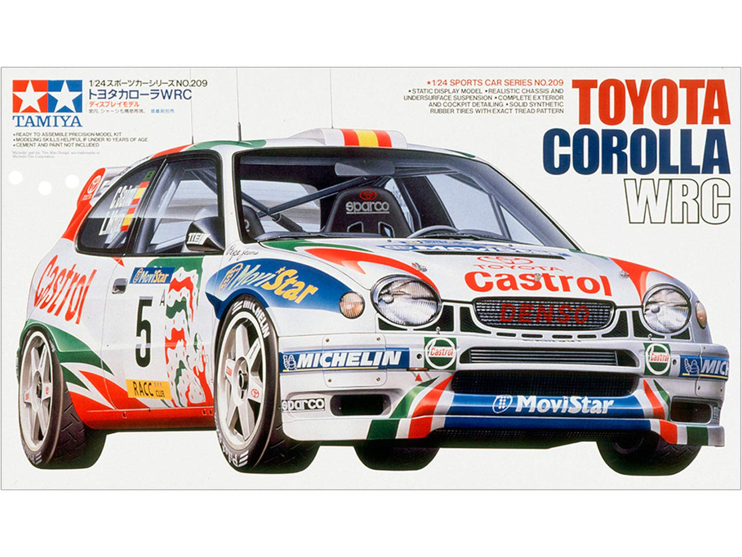 Tamiya 1/24 Sports Car Series No.209 Toyota Corolla WRC
