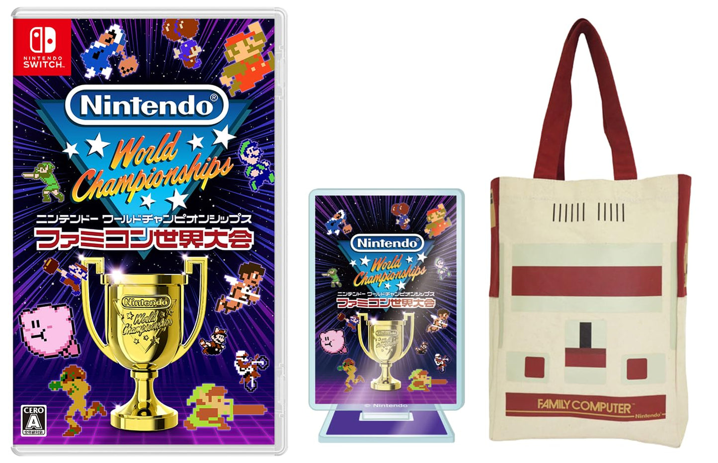 Nintendo Famicom World Championships - Switch + Family Computer Tote Bag