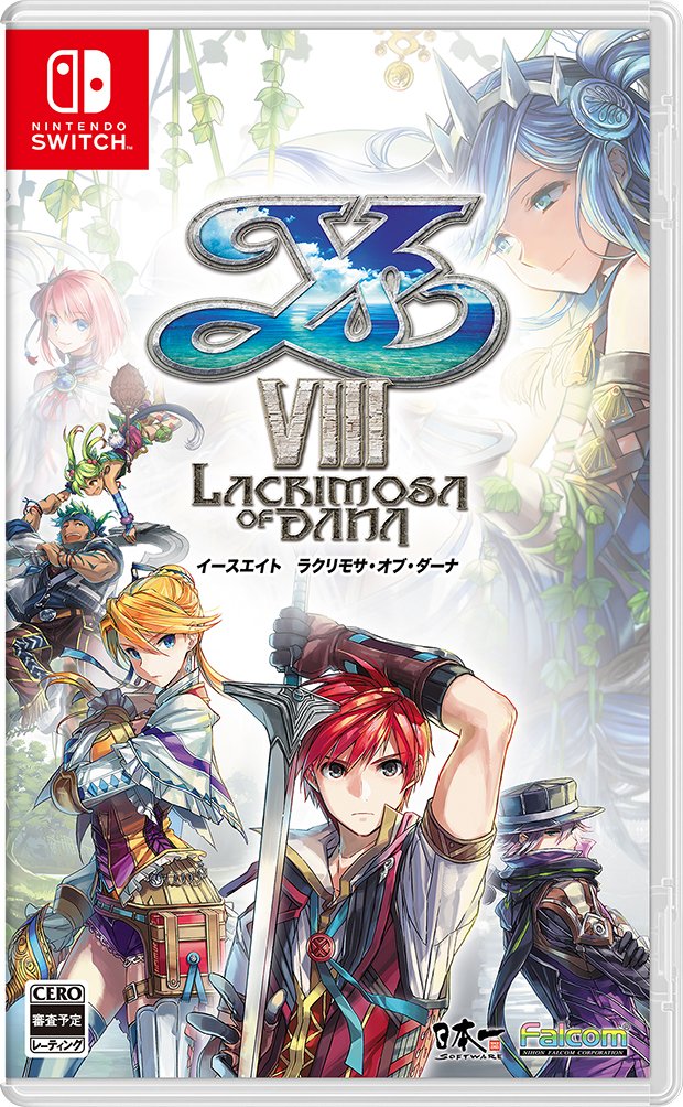 Ys VIII Lacrimosa of Dana Nintendo Switch Falcom Sealed Action RPG