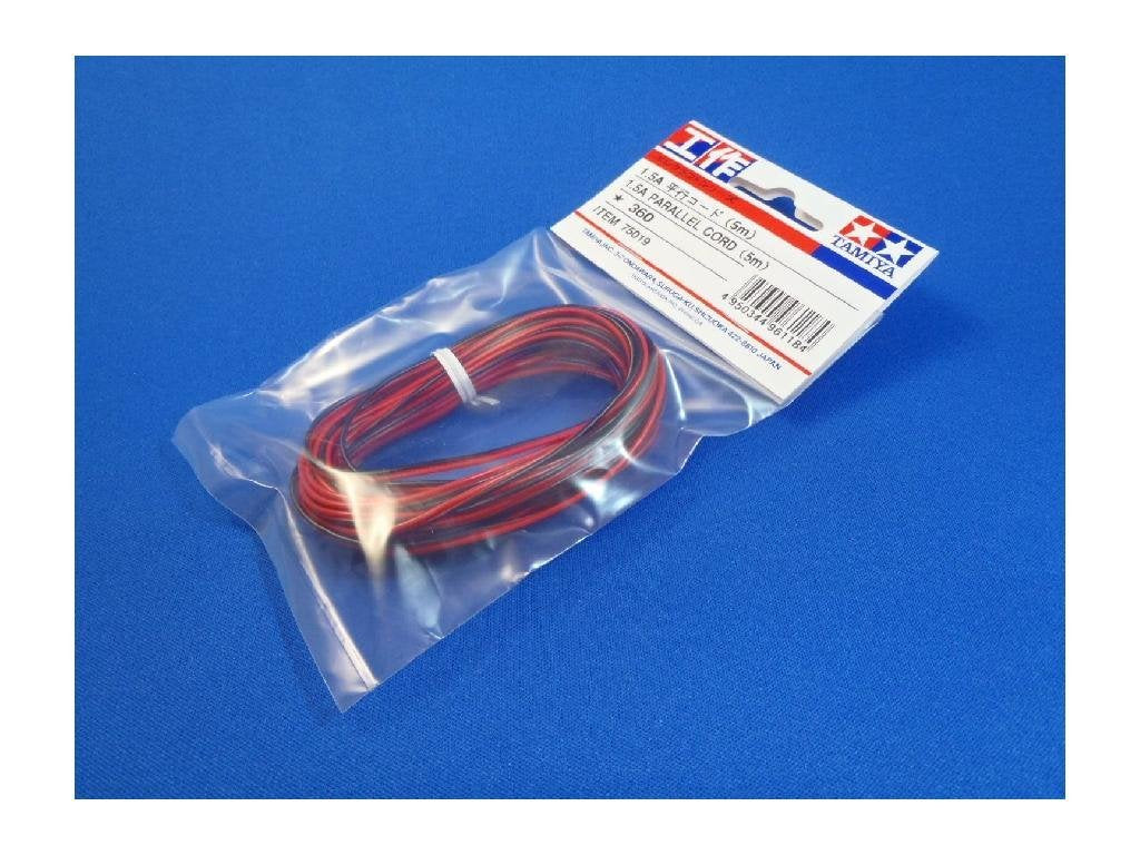 Tamiya Electric Craft Series No.19 1.5A Parallel Cable (5m) 75019