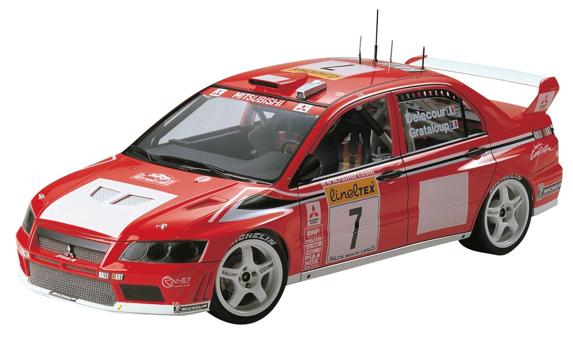 Tamiya 1/24 Sports Car Series No.257 Mitsubishi Lancer Evolution VII WRC Model