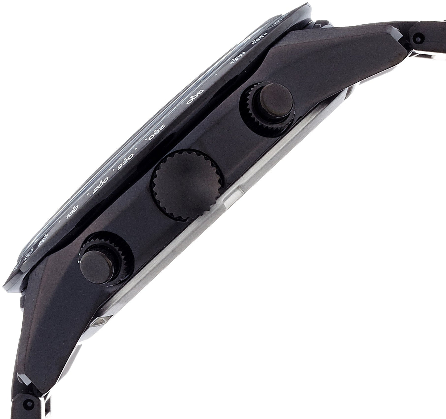 Citizen Wristwatch Eco-Drive Metal Face Japan Made All-Black BL5495-56E Men's