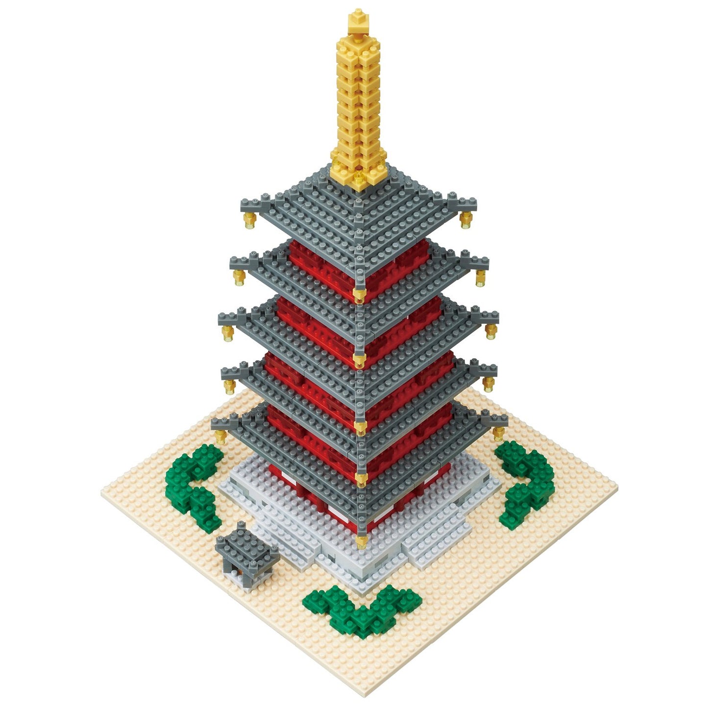 Kawada Nano Block Five-storied Pagoda Gojyu no Tou Deluxe Edition NB-031