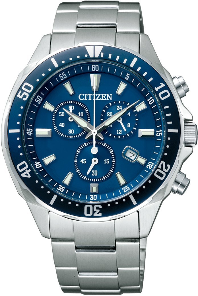 CITIZEN wristwatch Eco-Drive Eco-Drive Chronograph Diver Design VO10-6772F Men's