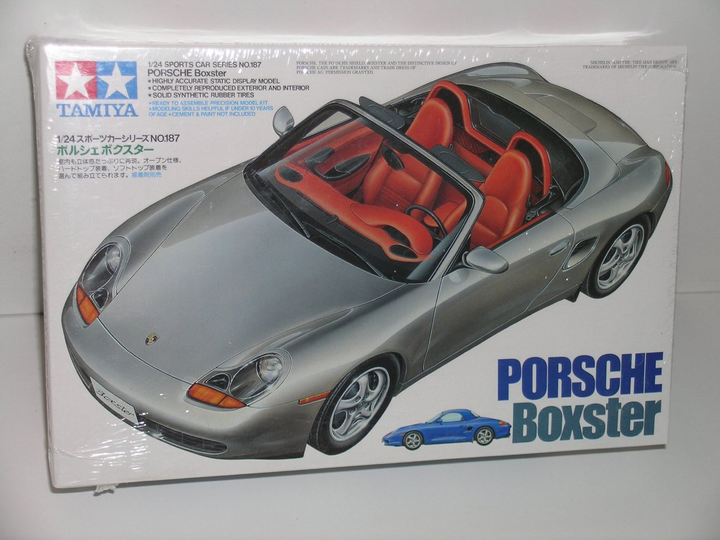 Tamiya 1/24 Porsche Boxster (1/24 Sports Car: 24187)