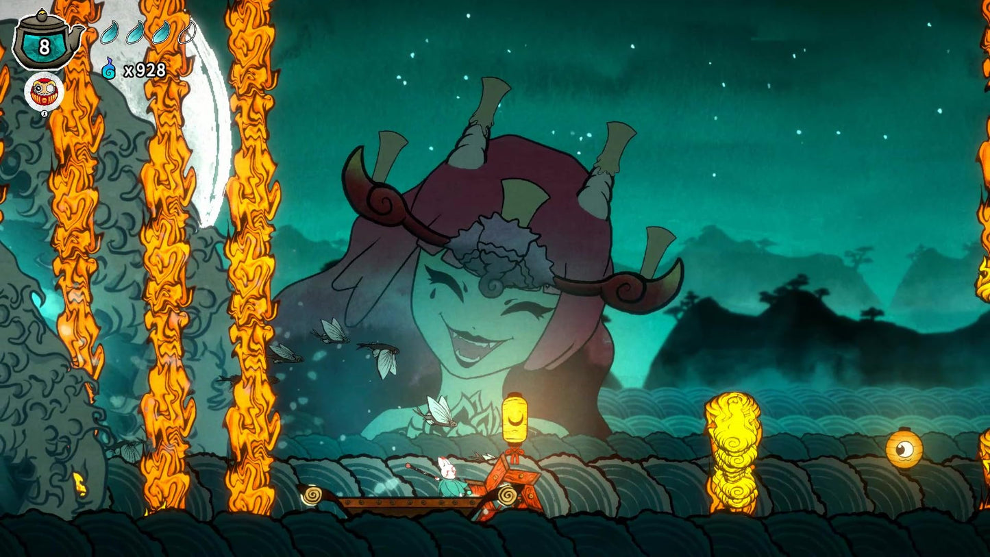 Bow and the Blue Flower of the Moonlit Night - Switch