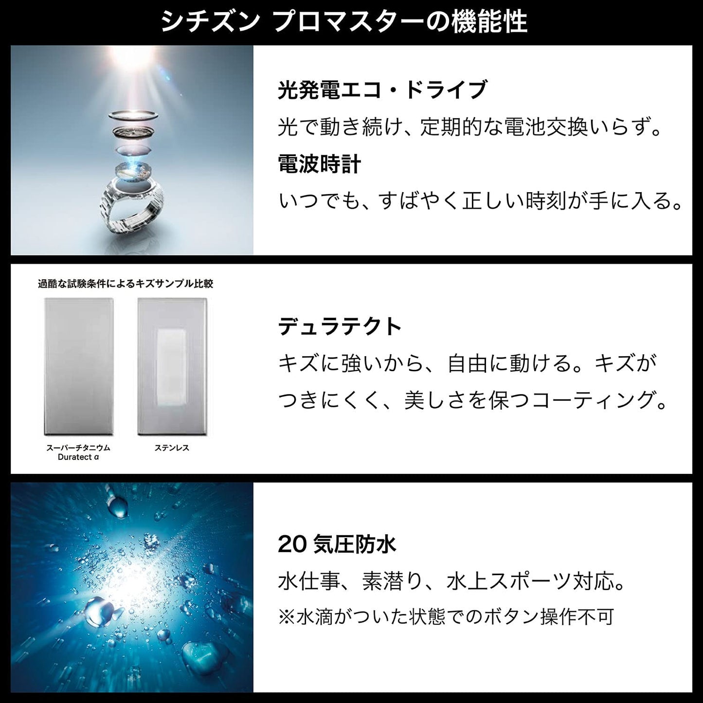 [Citizen] PROMASTER Eco-Drive LAND Series PMD56-2951 Men's Silver