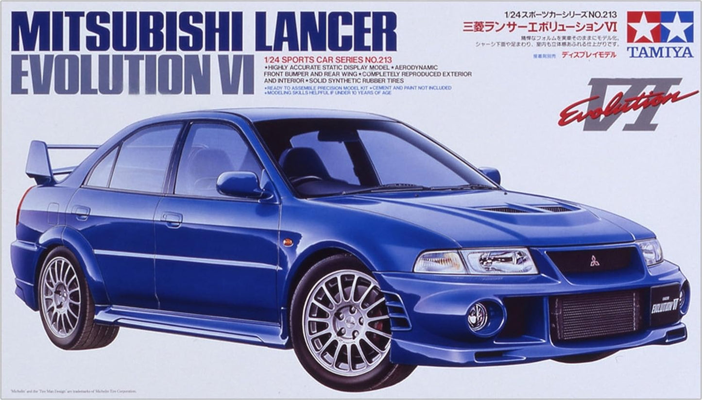 Tamiya 1/24 Sports Car Series No.213 Mitsubishi Lancer Evolution VI Model 24213