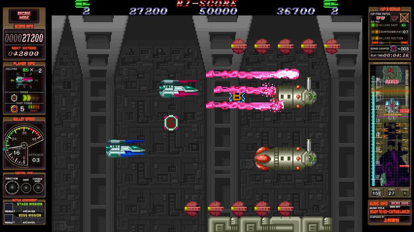 Zero Fire Toaplan Arcade Garage Nintendo Switch M2 Sealed Misc New