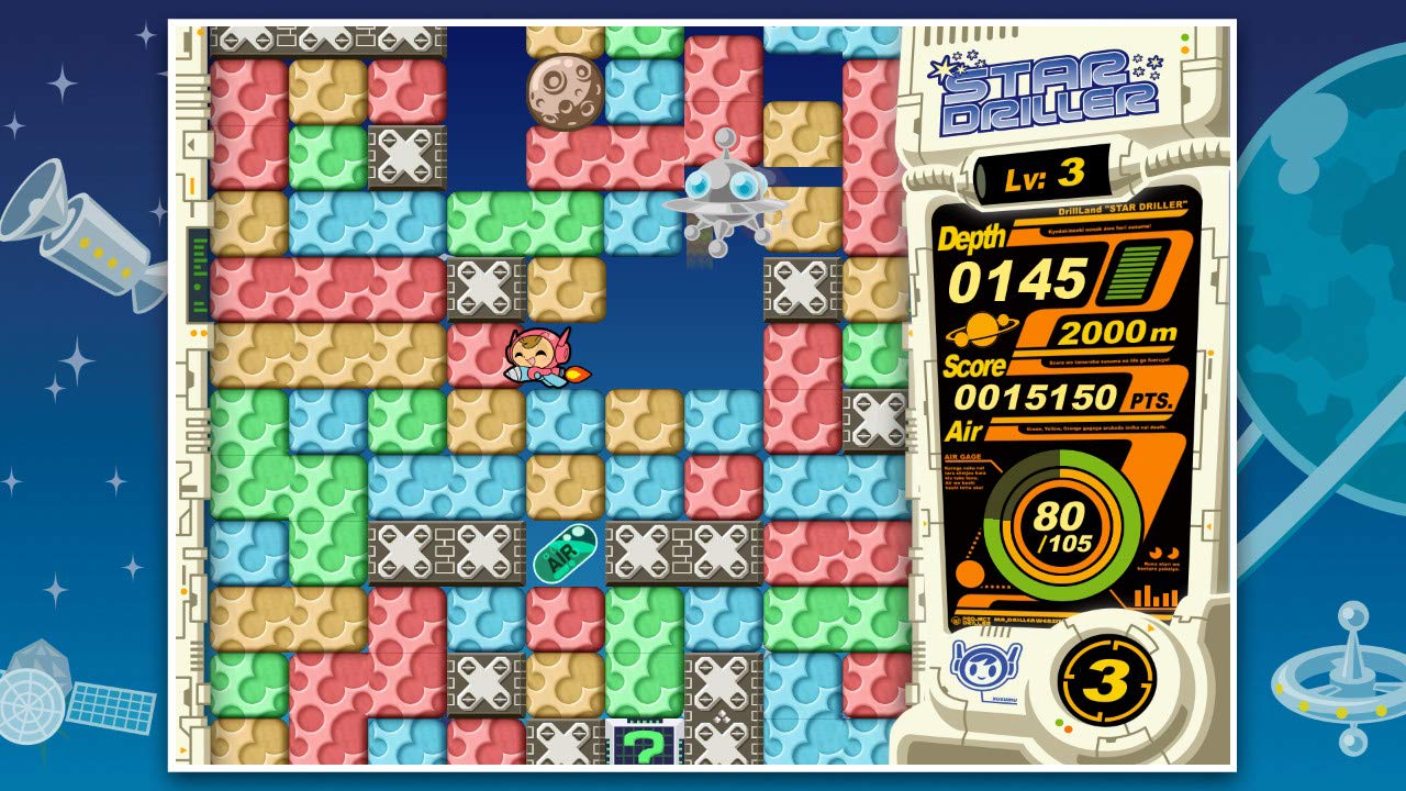 Mr. Driller Drill Land Nintendo Switch Bandai Namco Sealed Puzzle