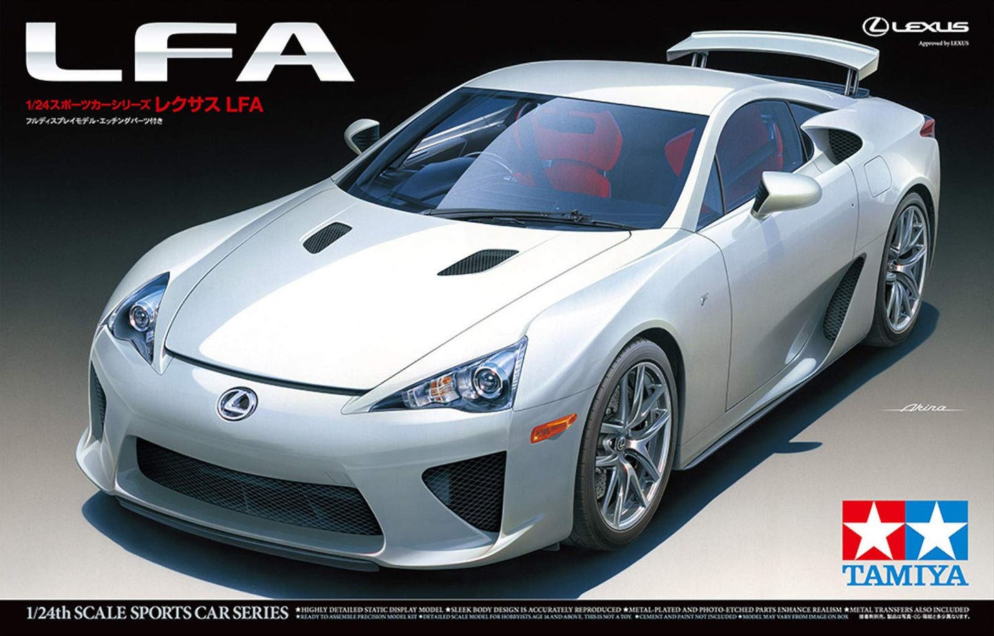 Tamiya 1/24 Sports Car Series No.319 LEXUS LFA Plastic Model 24319