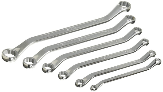 ASAHI SNT0621 OFFSET WRENCH SET 6 pcs (JIS QUALITY) Silver