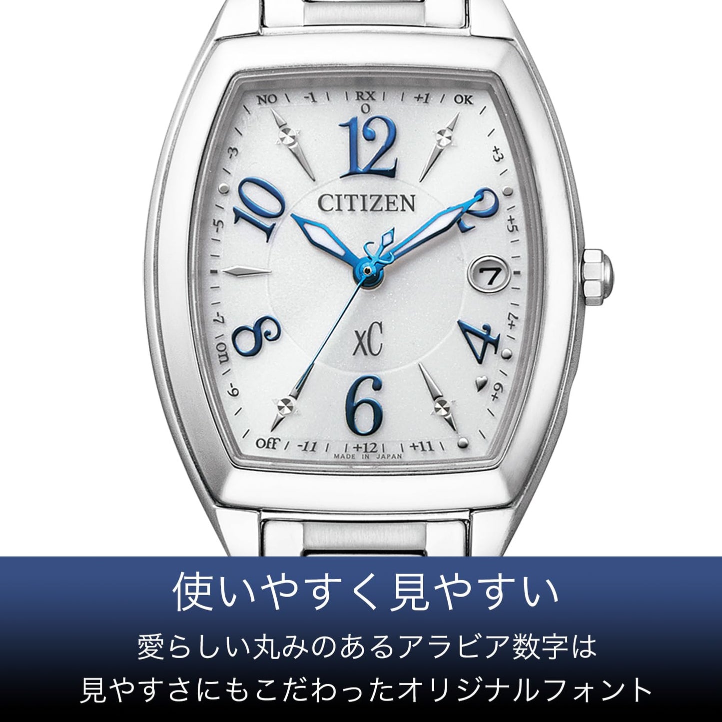 [CITIZEN] Wristwatch Cross Sea Waterproof Tonneau ES9391-54A Ladies