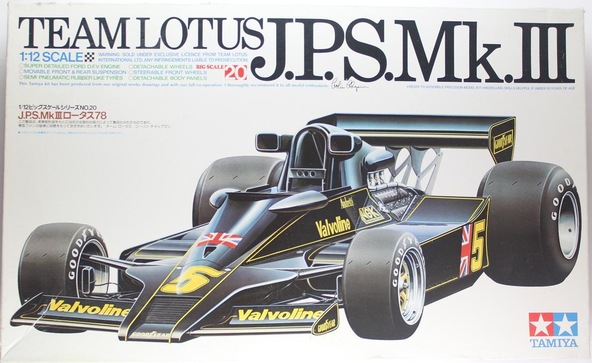 Tamiya 1/12 J.P.S Mk.III Lotus 78 (1/12 Big Scale Car: 12022)