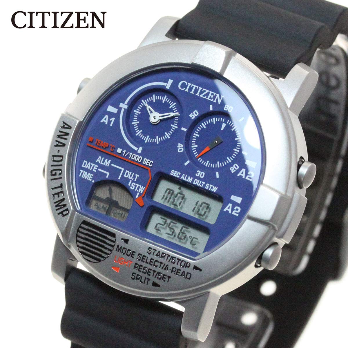 CITIZEN ANA-DIGI TEMP wristwatch men's women's JG0070-20L