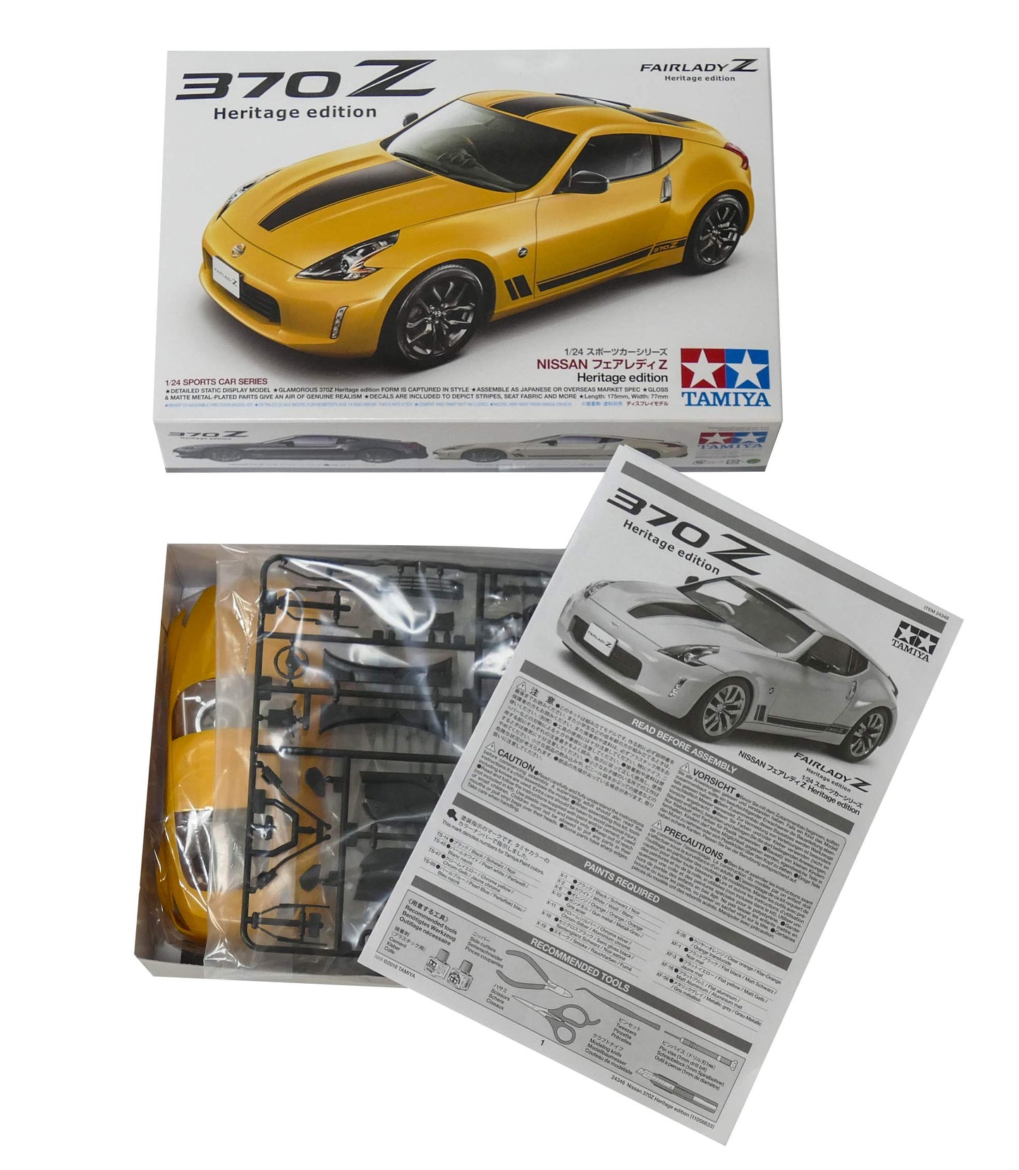 Tamiya 1/24 Sport Car Series No.348 Nissan Fairlady Z Heritage Edition Model Kit