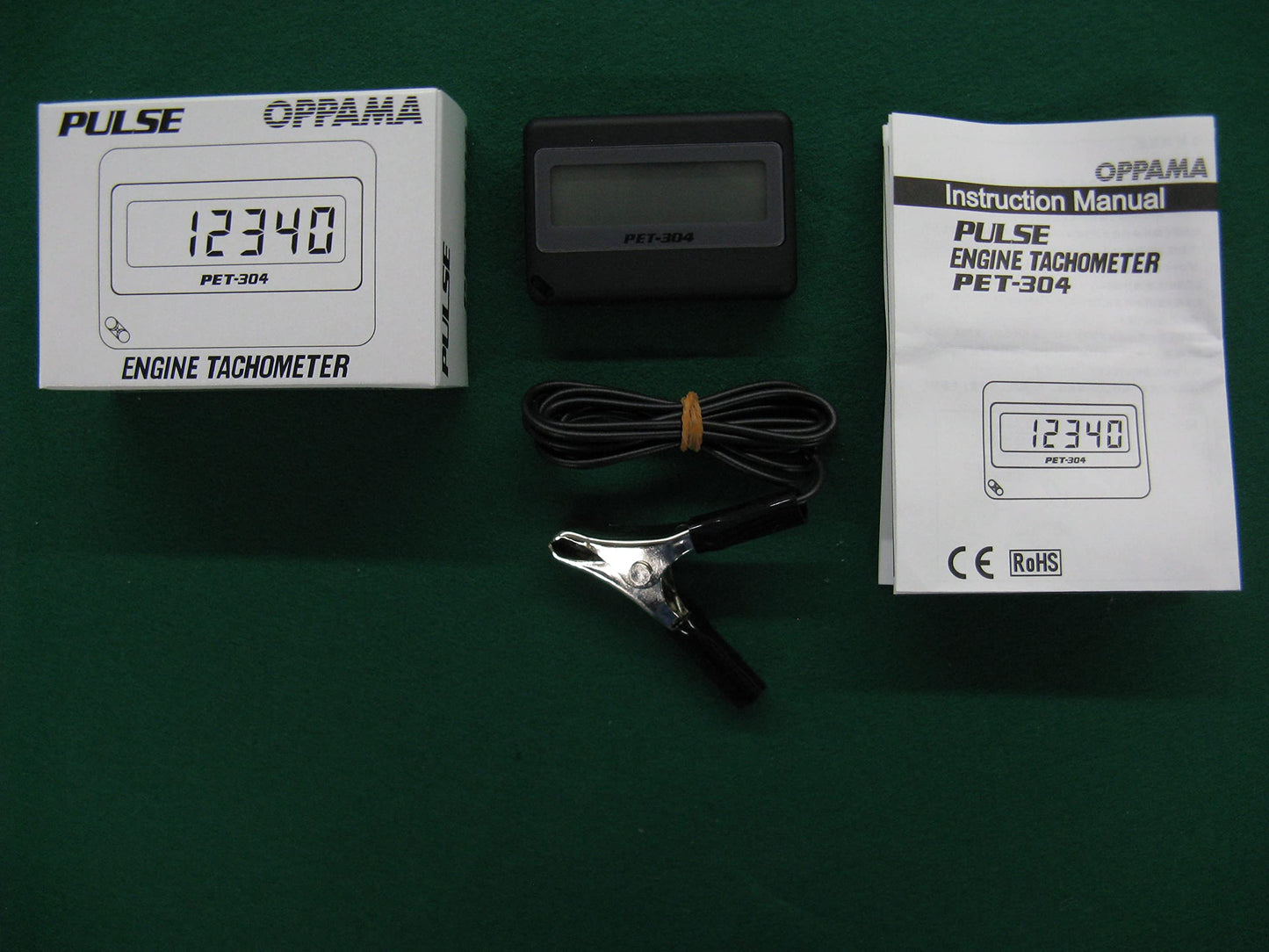 Oppama Pulse Engin Tachometer PET-304