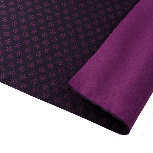 Musumi 10215-107 Furoshiki 17.7 inches, Rikyu Plum, Kong/Murasaki Made in Japan