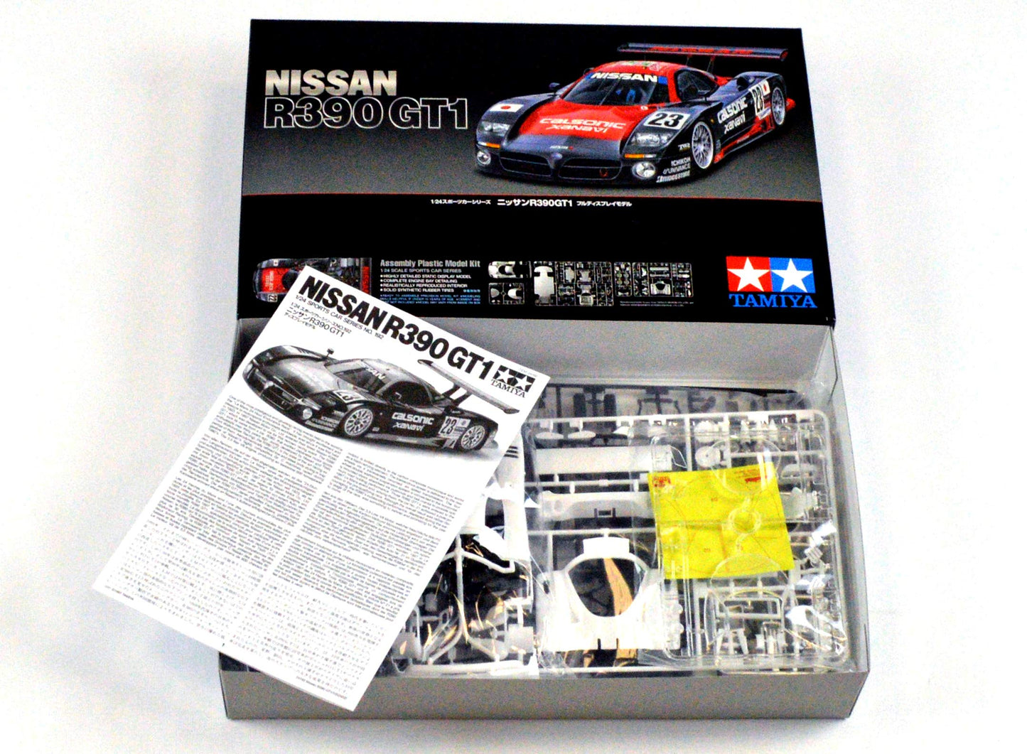 Tamiya 1/24 Sports Car Series No.192 Nissan R390 GT1 Plastic Model 24192