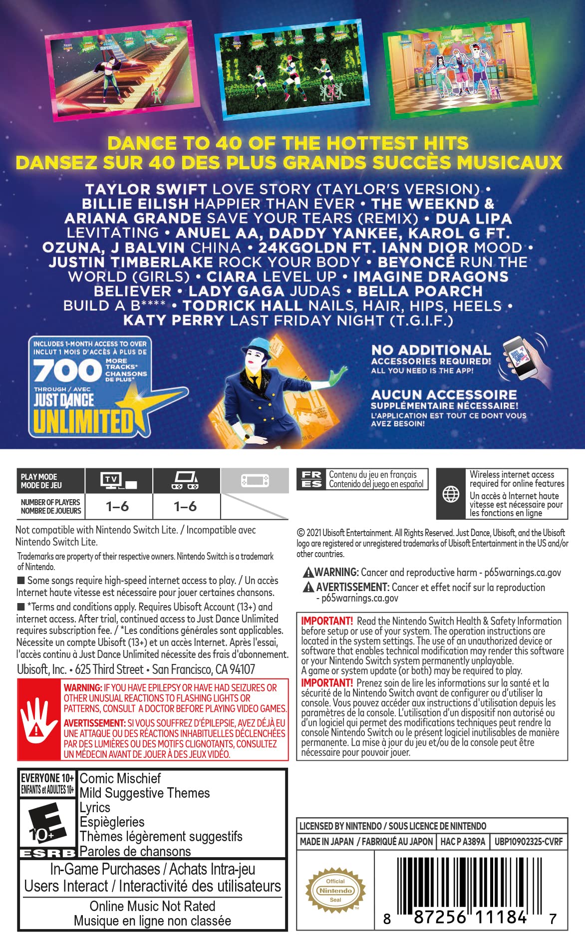 Just Dance 2022 (Import Version: North America) - Switch