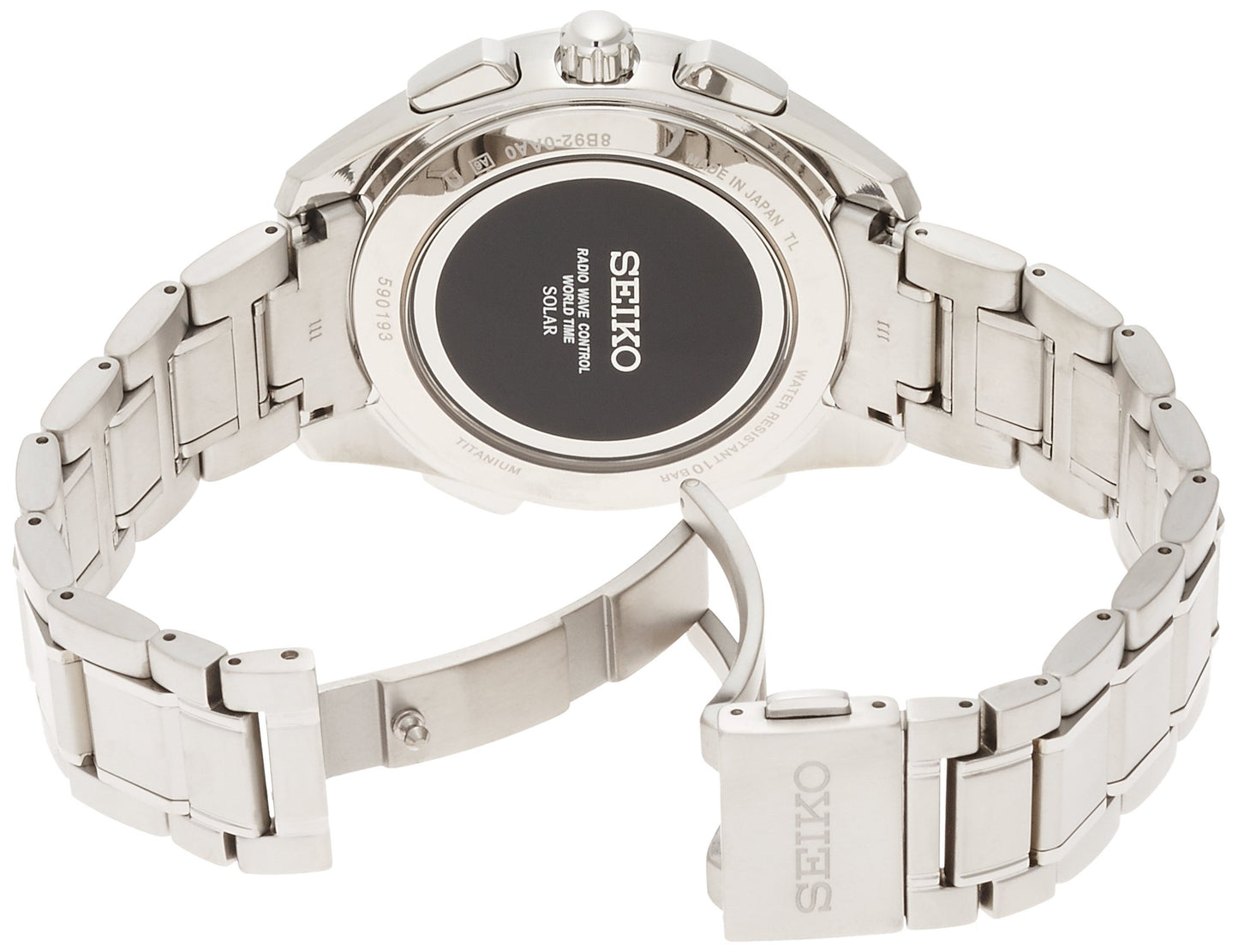 Seiko Men's Watch SAGA197 BRIGHTZ Chronograph Atomic Solar NEW