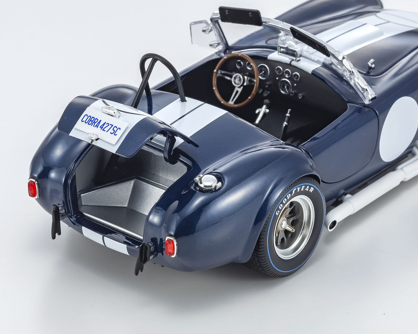 Kyosho Original 1/18 Shelby Cobra 427 S/C Dark Blue KS08047DBL