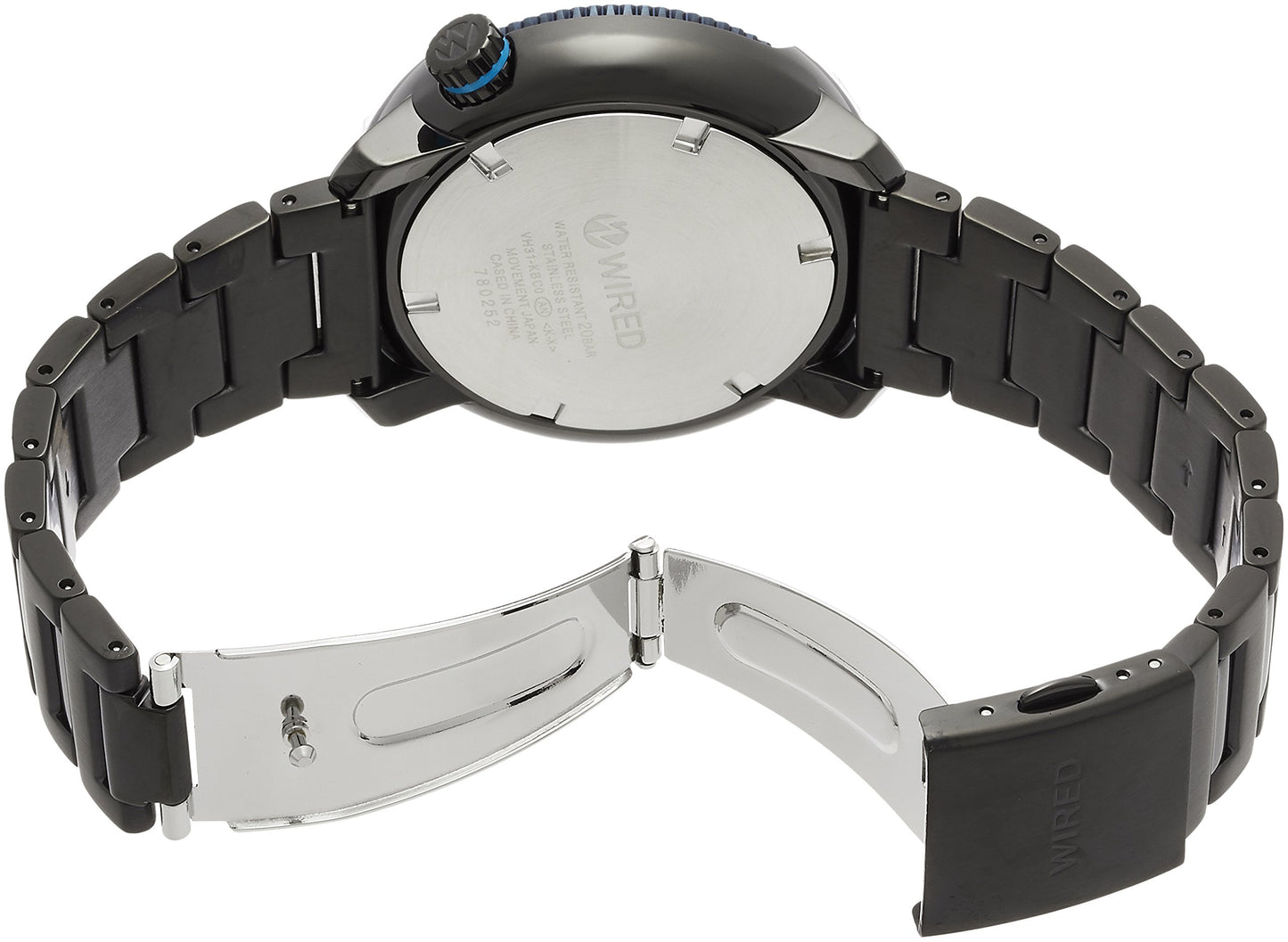 SEIKO Men's Watch AGAJ406 WIRED SOLIDITY Black