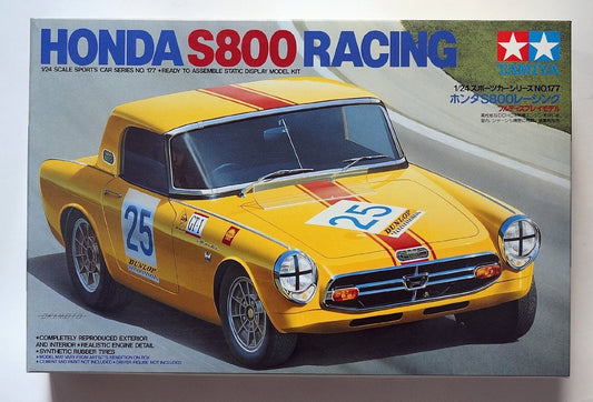 Tamiya 1/24 Sports Car Series Honda S800 Racing (1/24 Sports Car: 24177)