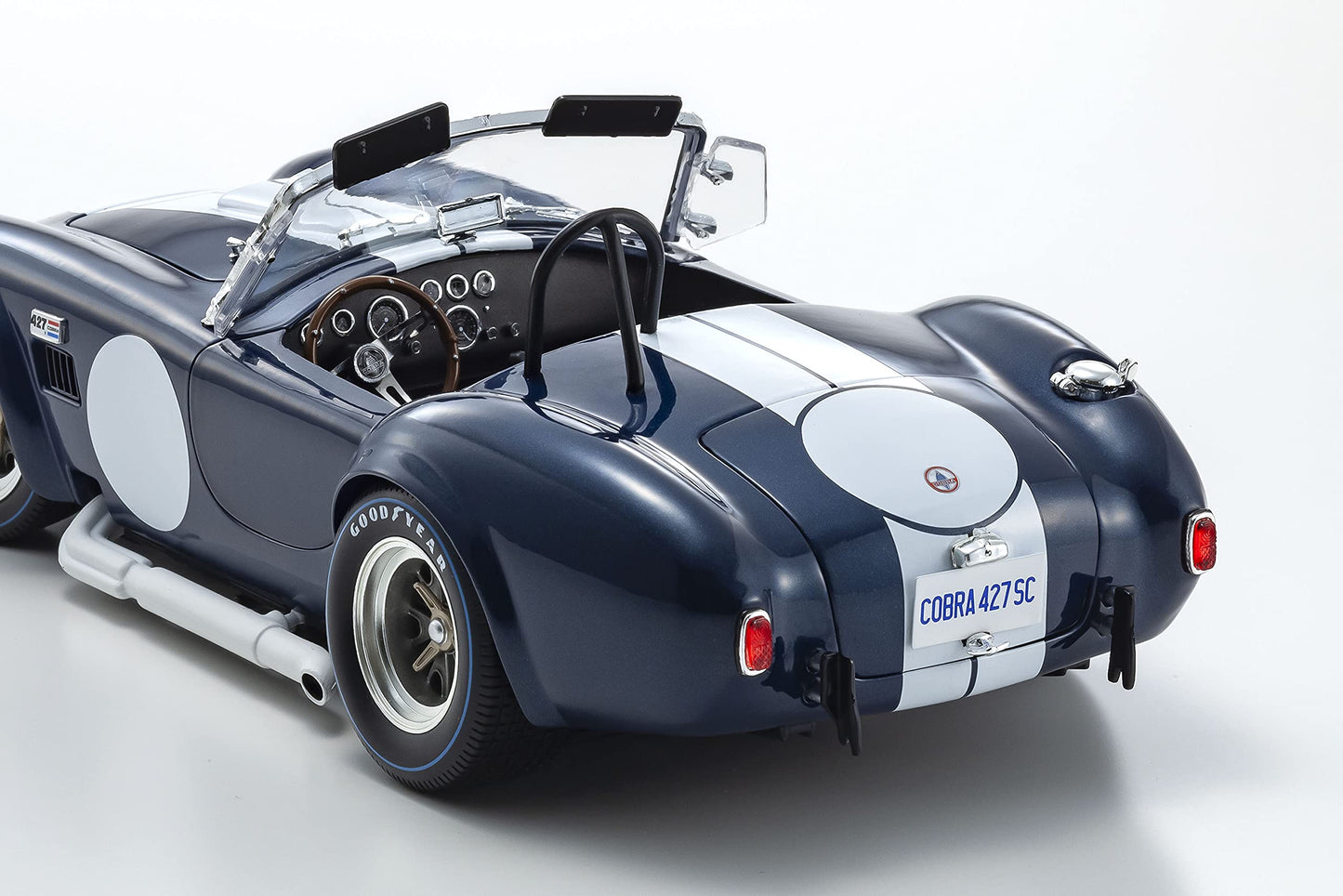 Kyosho Original 1/18 Shelby Cobra 427 S/C Dark Blue KS08047DBL