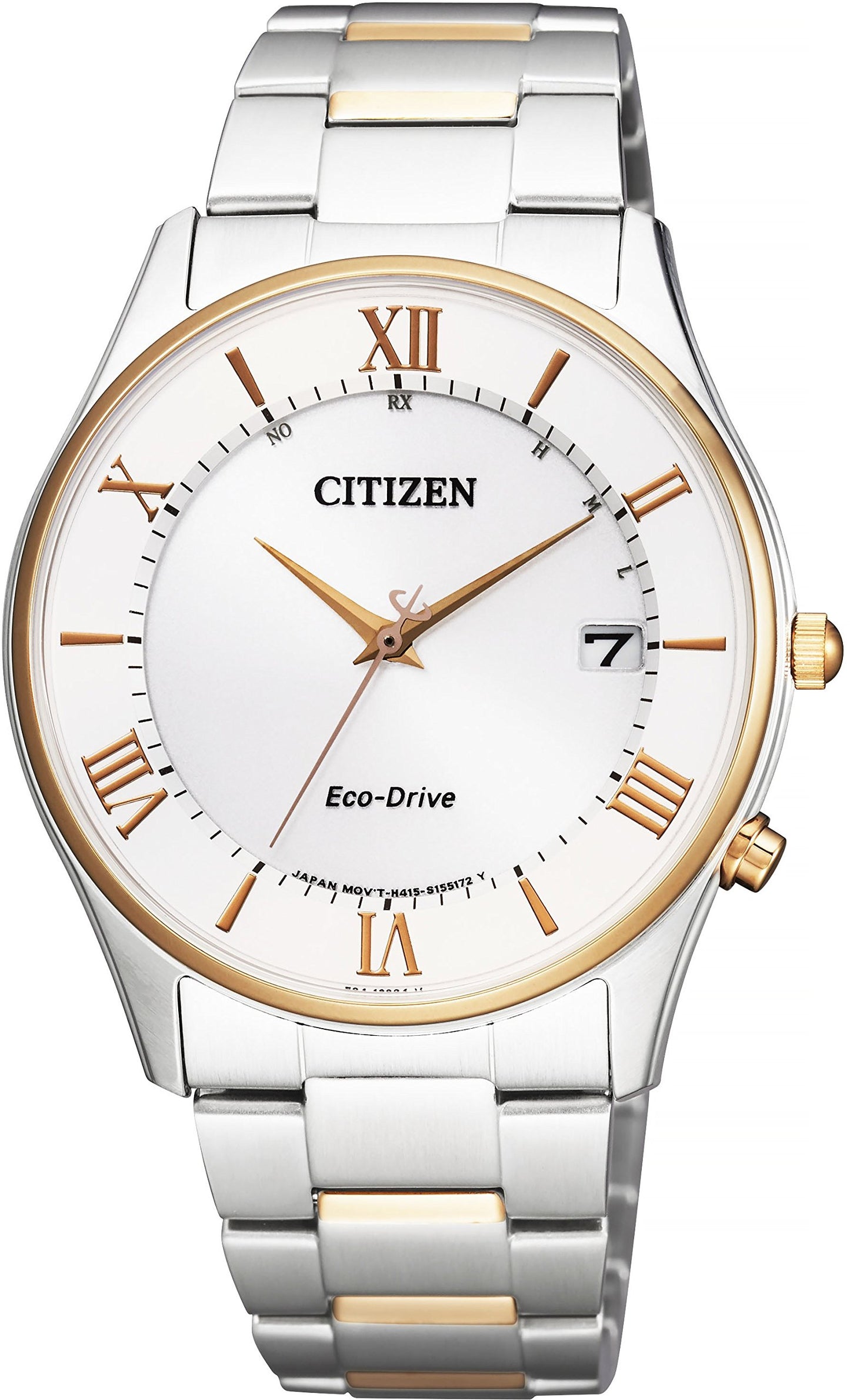 Citizen Watch AS1062-59A Eco-Drive Radio-Controlled Watch Slim Series Men's