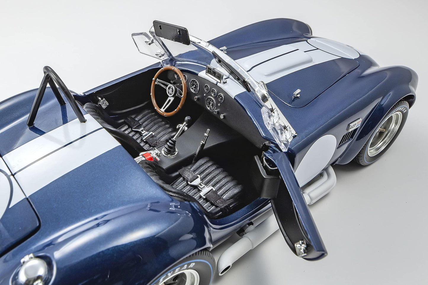 Kyosho Original 1/18 Shelby Cobra 427 S/C Dark Blue KS08047DBL