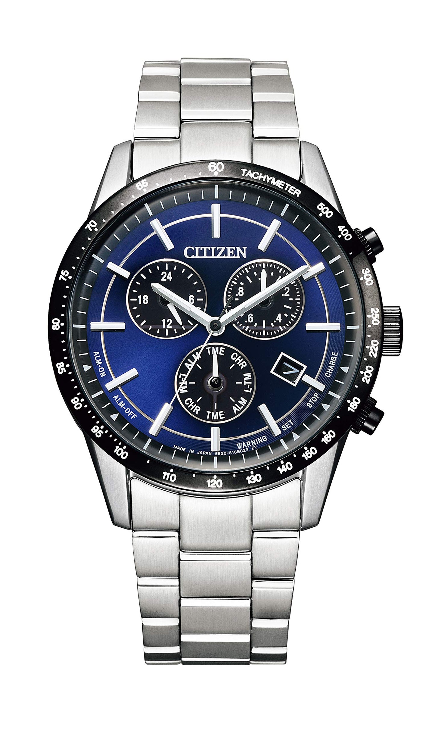 Citizen Watch Collection Eco-Drive Chronograph Metal Face BL5496-96L Men's Silver