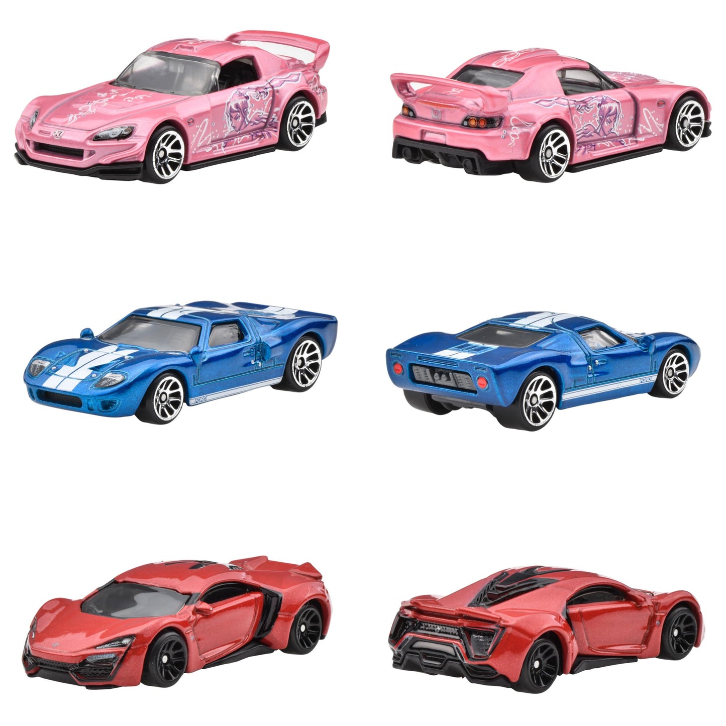 Hot Wheels Fast & Furious 10-Car Pack Toy Vehicles Mini Cars