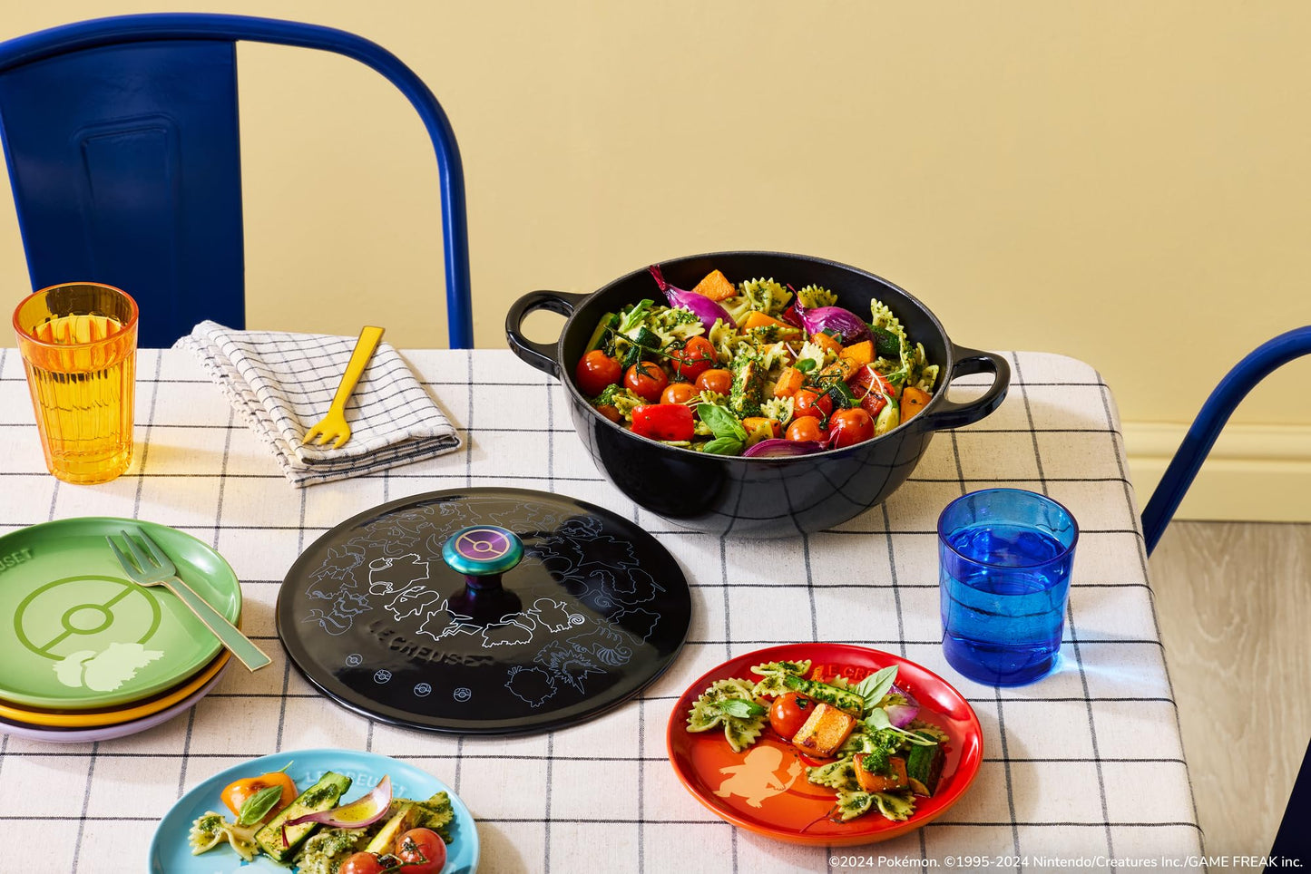 Pokémon Collection 2024 Pokemon Sphere Plate Dish 17cm Set of 5 Le Creuset